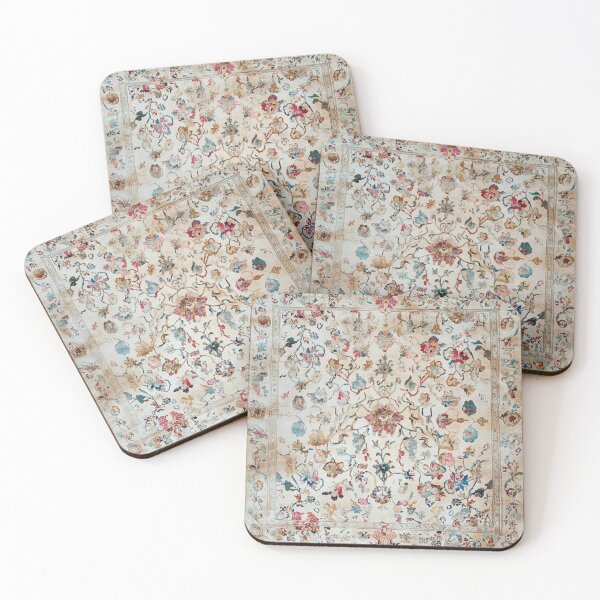 Item preview, Oriental Silk Floral Persian Shimmering Carpet designed and sold by GrinGalore.