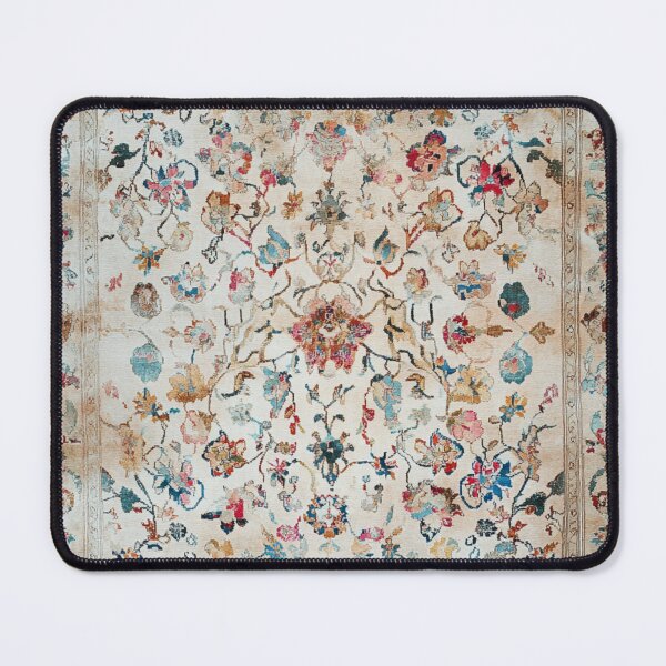 Item preview, Oriental Silk Floral Persian Shimmering Carpet designed and sold by GrinGalore.