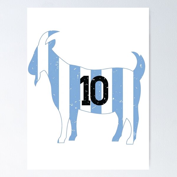 Item preview, Messi The Goat designed and sold by SechainMailo.