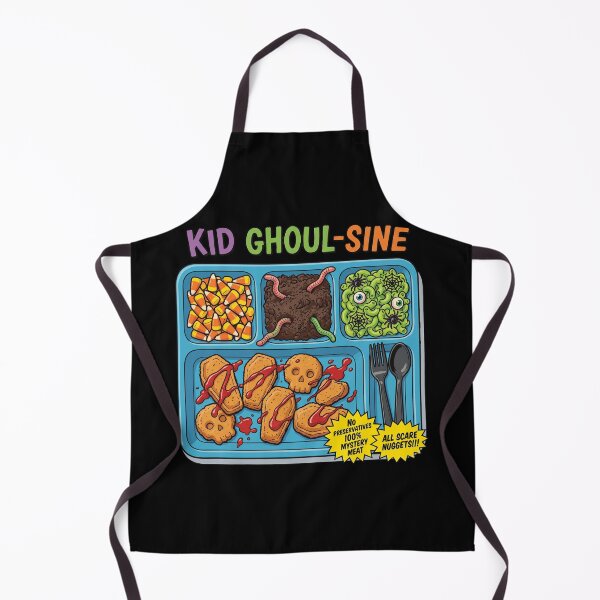 Item preview, Kid Ghoul-Sine Retro Halloween TV Dinner Nostalgia designed and sold by AdyKurniawan.