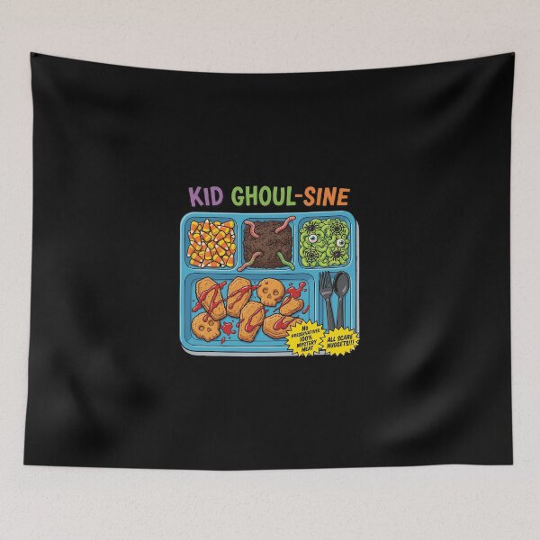 Item preview, Kid Ghoul-Sine Retro Halloween TV Dinner Nostalgia designed and sold by AdyKurniawan.