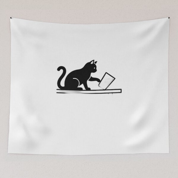 Item preview, Cat Pushing Glass Oops I Dont Care designed and sold by ryanguas.
