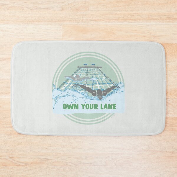 Item preview, Own Your Lane GREEN designed and sold by Pattern Omnibus.