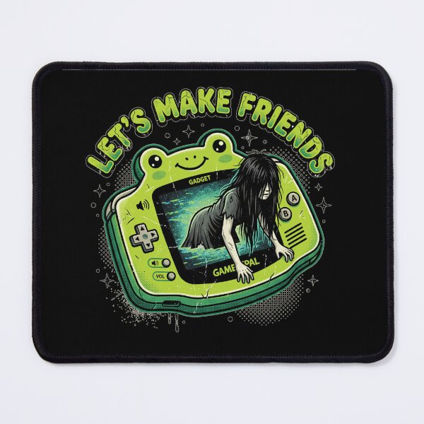 Item preview, Let's Make Friends - Creepy Kawaii Retro Handheld Horror designed and sold by AdyKurniawan.
