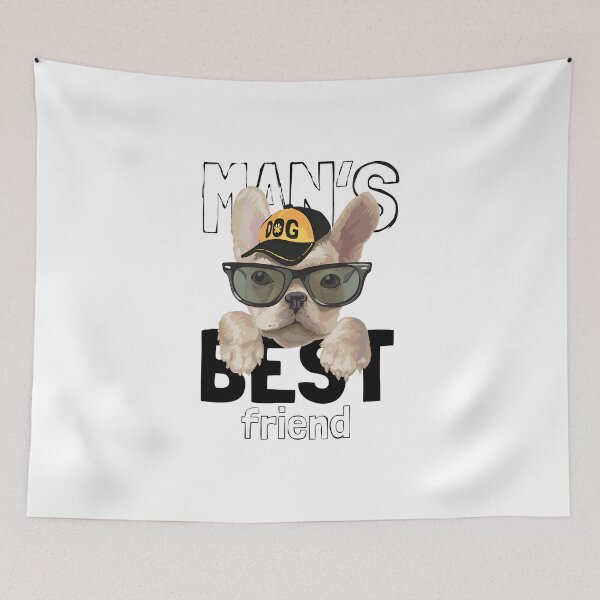 Item preview, Cool Dog Peeking Man's Best Friend Graphic designed and sold by SoyLamderma.