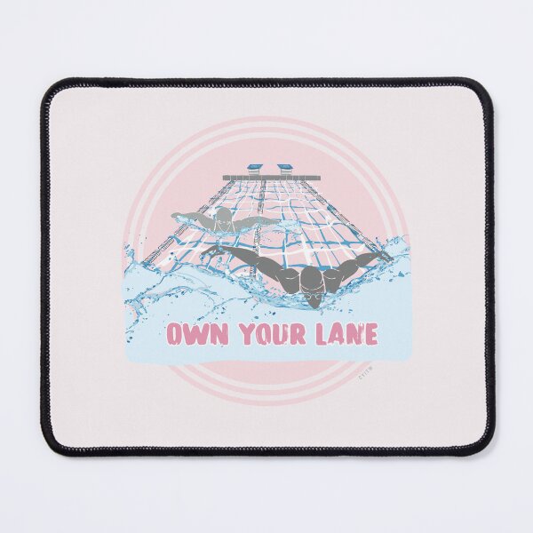 Item preview, Own Your Lane PINK designed and sold by Pattern Omnibus.