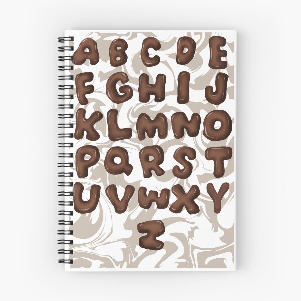 Item preview, Dark Chocolate Alphabet A-Z designed and sold by TeeGeeTees.