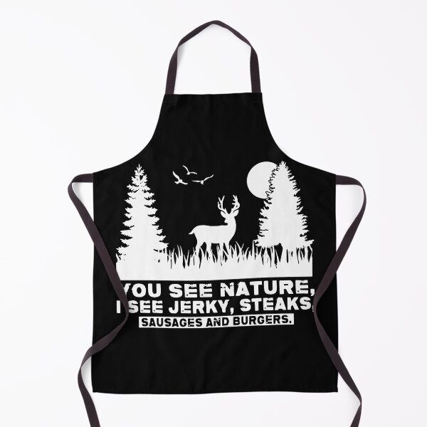 Artikelvorschau, Du siehst Natur, ich sehe Trockenfleisch, Steaks, Würstchen und Burger. entworfen und verkauft von karoliokhava.