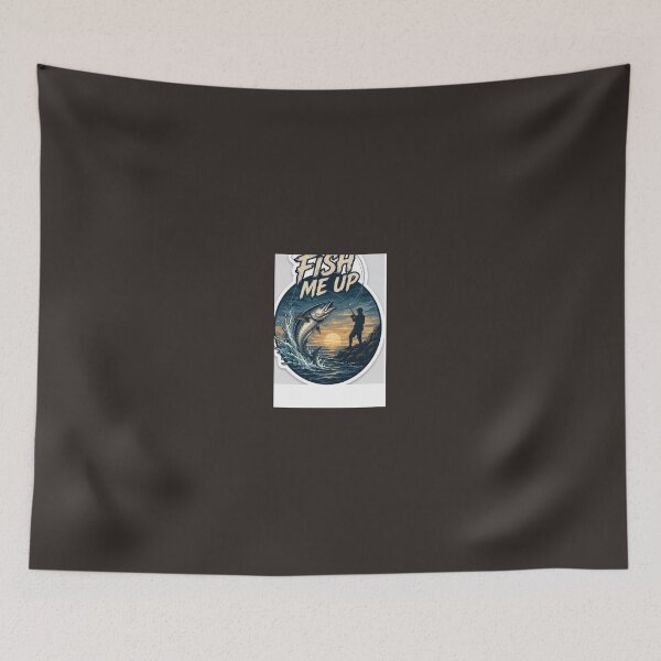 Item preview, Fish Me Up – Vintage Sunset Fishing Adventure designed and sold by SNOWWHITEMARKET.