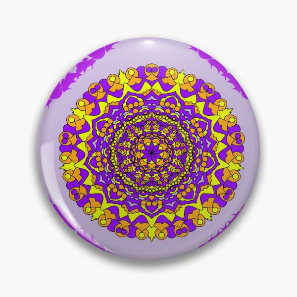 Item preview, Purple Gold Mandala Seamless Geometric Pattern Backgroundy designed and sold by ChaReePat.