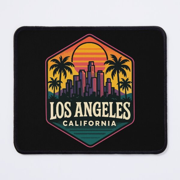Item preview, Los Angeles California Retro Travel designed and sold by TomFrontierArt.