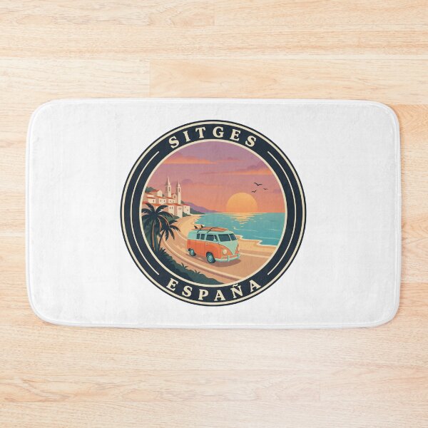 Item preview, Sitges España: Sunset Beach Van & Palm Coast designed and sold by CircinusStore.