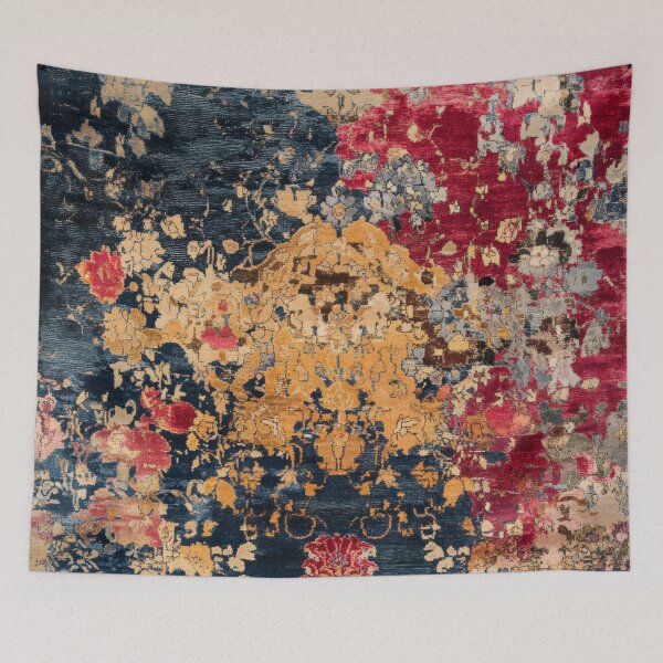 Item preview, 17th Century Oriental Velvet and Silk Carpet Print designed and sold by GrinGalore.