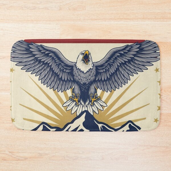 Item preview, Vintage American Eagle Land of the Free 4th of July Patriotic USA Independence Day Gift designed and sold by CrystalCove11.