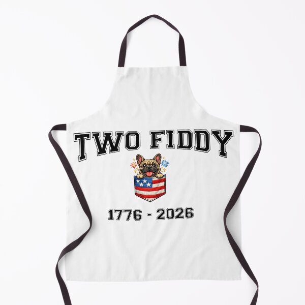 Item preview, Two Fiddy French Bulldog Pocket Tee America 250 Fireworks 1776-2026 4th of July designed and sold by Youngkev-arts.