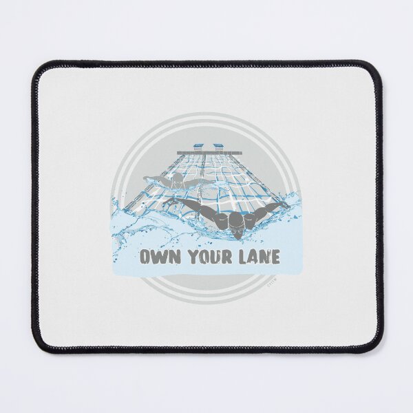 Item preview, Own Your Lane GREY designed and sold by Pattern Omnibus.