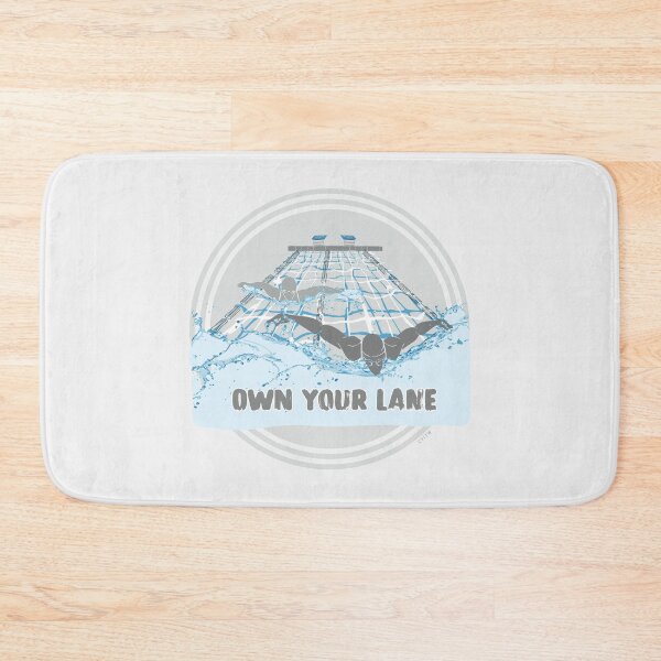 Item preview, Own Your Lane GREY designed and sold by Pattern Omnibus.