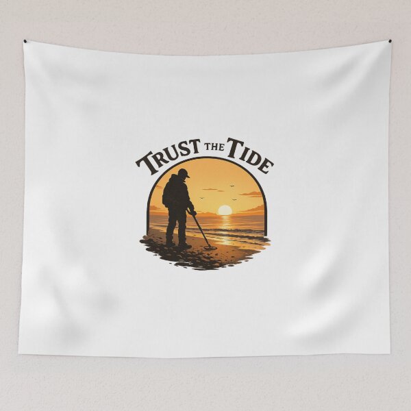 Item preview, Trust The Tide Gift Idea For Amber Hunters And Beachcombers designed and sold by Glitch-Cult.