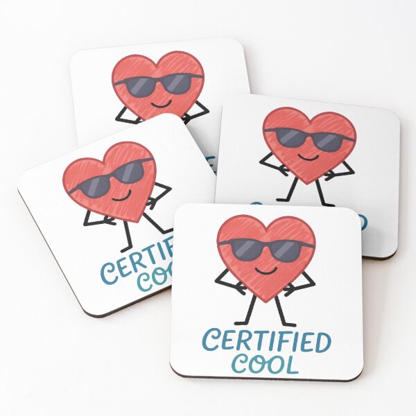 Item preview, Certified Cool Red Heart With Sunglasses designed and sold by Megghy-Style.