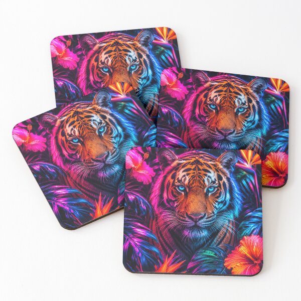 Item preview, Neon Garden Tiger designed and sold by DrizzyV.