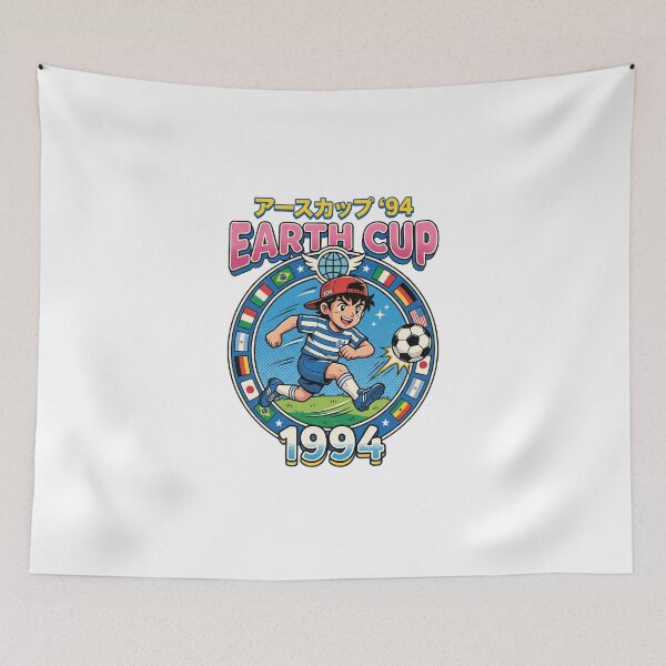 Item preview,  Earth Cup 94 Retro Japanese Anime Soccer Aesthetic designed and sold by AdyKurniawan.