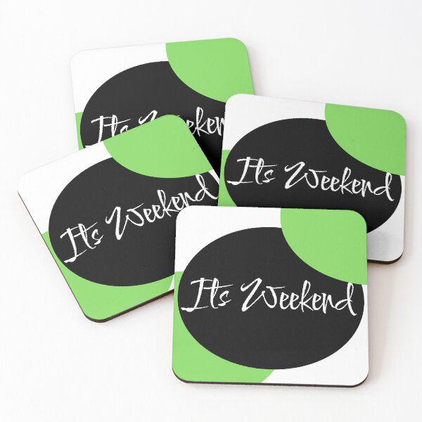 Item preview, It’s Weekend – Fun Casual Typography Design designed and sold by Swati's Digital Den.