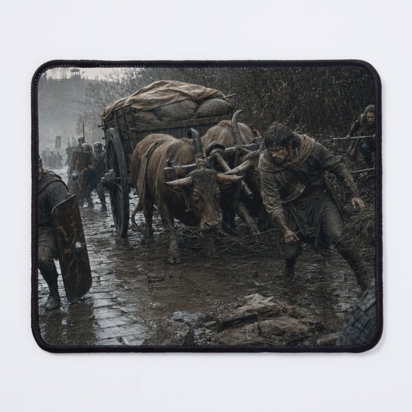 Item preview, Roman Britain Ambush Wall Art | Cinematic Ancient Roman Road Battle Print designed and sold by Element Horizon Studio.