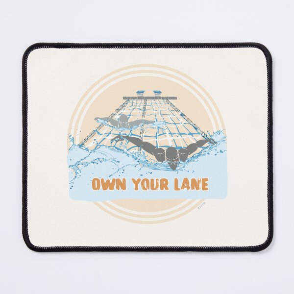 Item preview,  Own Your Lane ORANGE designed and sold by Pattern Omnibus.