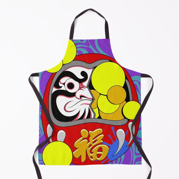 Item preview, Pop Art Cartoon Japanese Daruma Illustration designed and sold by Lexkon Liu's art.