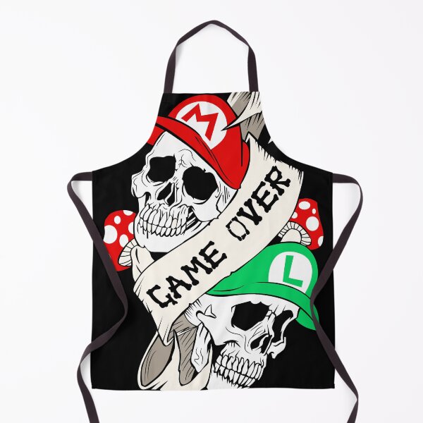 Item preview, skull game over Mario Luigi designed and sold by GravicPopart21.