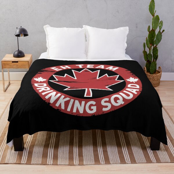 Item preview, Eh Team Drinking Squad Canada Day Maple Leaf designed and sold by SapfireStuArt.