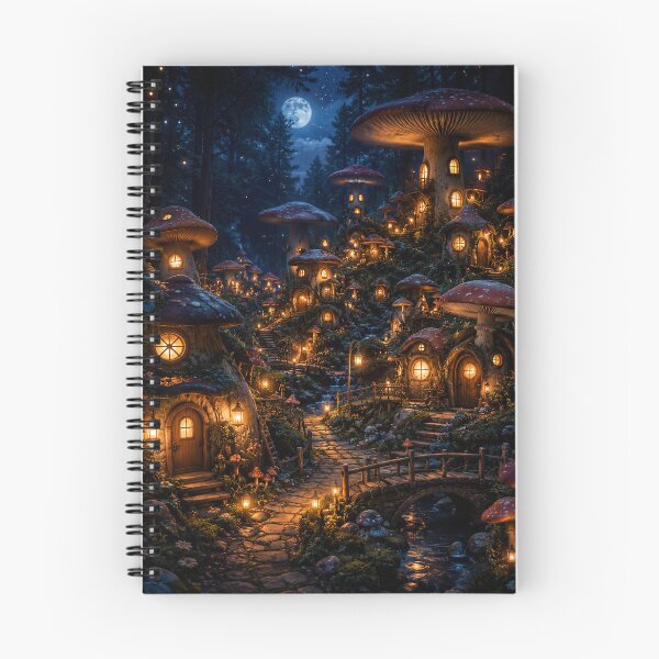 Item preview, Midnight Mushroom Village designed and sold by DrizzyV.