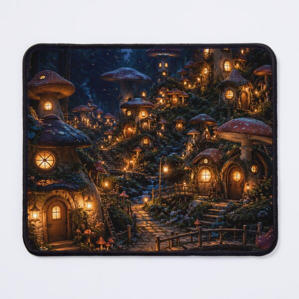 Item preview, Midnight Mushroom Village designed and sold by DrizzyV.