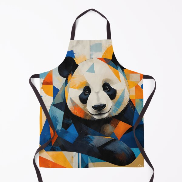 Item preview, Adorable Geometric Panda Portrait designed and sold by ArtnarongDesign.
