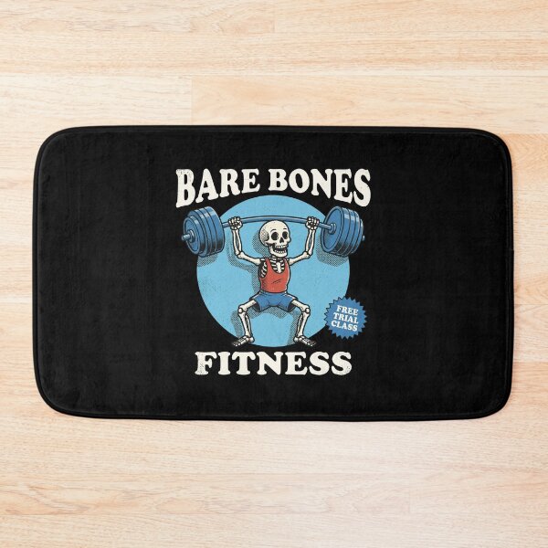 Item preview, Bare Bones Fitness Funny Skeleton Weightlifting Gym designed and sold by AdyKurniawan.