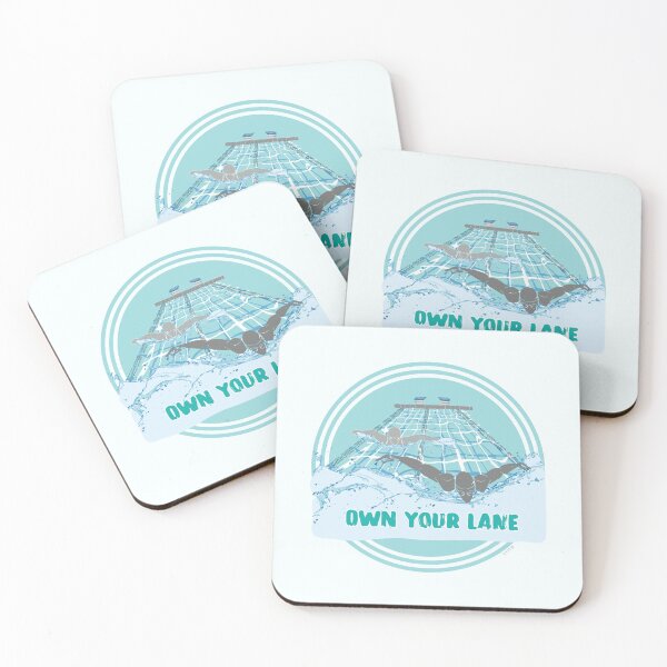 Item preview, Own Your Lane AQUA designed and sold by Grafickilli.