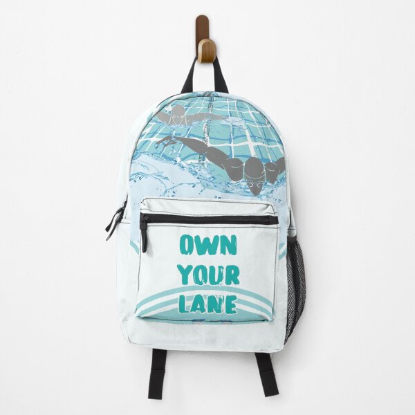 Item preview, Own Your Lane AQUA designed and sold by Grafickilli.