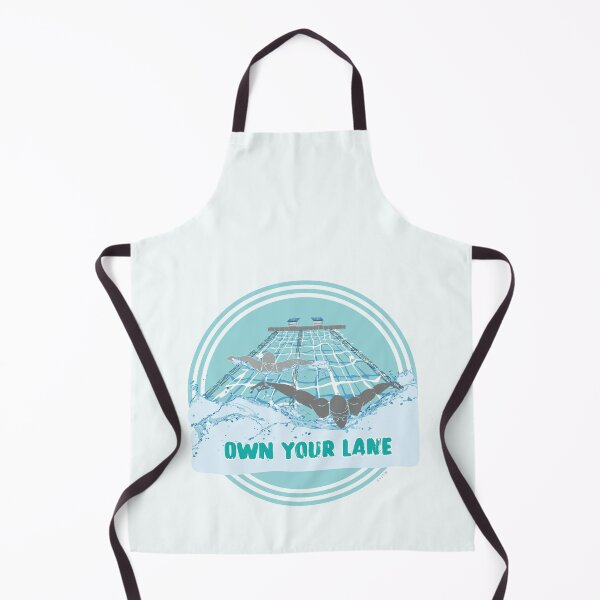 Item preview, Own Your Lane AQUA designed and sold by Grafickilli.