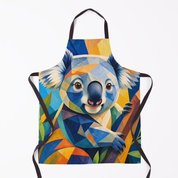 Item preview, Adorable Geometric Koala Portrait designed and sold by ArtnarongDesign.
