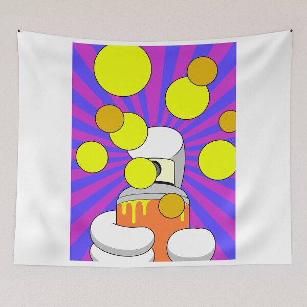 Item preview, Pop Art Cartoon Spray Can Illustration designed and sold by Lexkon Liu's art.
