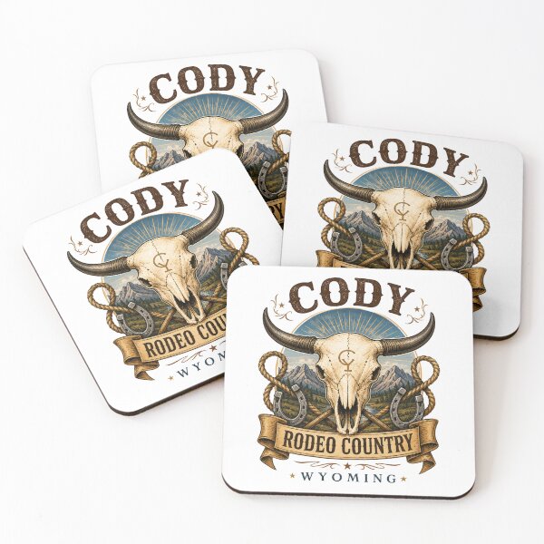 Aperçu de l'œuvre Cody City dans le Wyoming créée et vendue par PamLeeDesign.