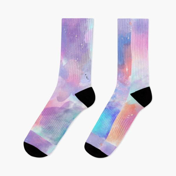 Item preview, Pastel Watercolor Galaxy Cosmic Ink Art designed and sold by SolutionsArt.
