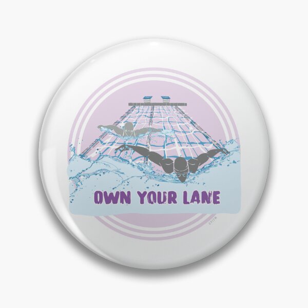 Item preview, Own Your Lane PURPLE designed and sold by Pattern Omnibus.