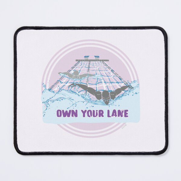 Item preview, Own Your Lane PURPLE designed and sold by Pattern Omnibus.
