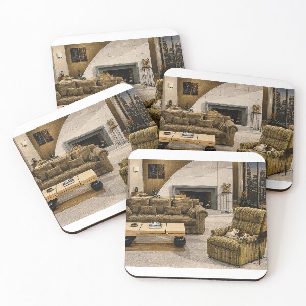 Item preview, Martin's Recliner | Frasier Inspired Seattle Apartment | Vintage 90s Sitcom Nostalgia Art designed and sold by DiamondSkyShirt.
