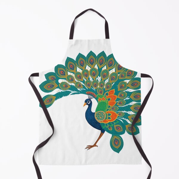 Item preview, Indian Peacock With Open Feathers Ornamental - Mod designed and sold by QuirkThreadsCo.