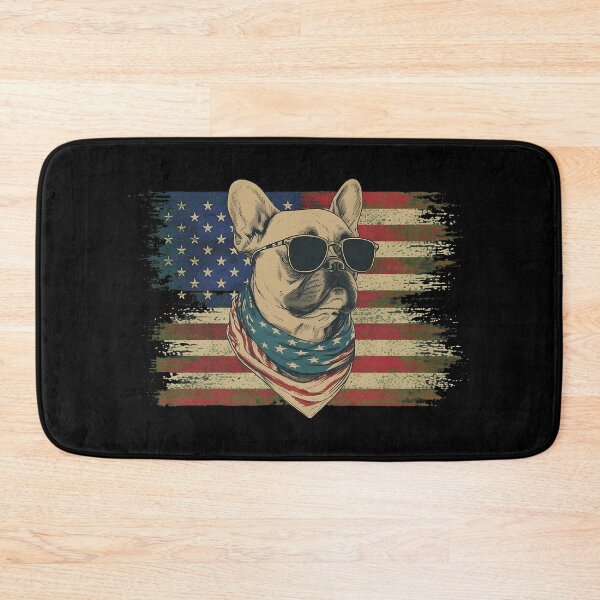 Item preview, Frenchie Shades Stars Stripes Pup Graphic designed and sold by SoyLamderma.