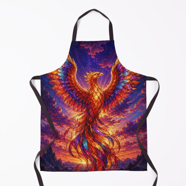 Item preview, Stained Glass Phoenix designed and sold by DrizzyV.