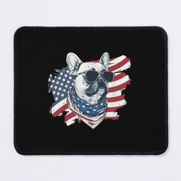 Item preview, Patriotic Frenchie Sunglasses Bandana Graphic designed and sold by SoyLamderma.