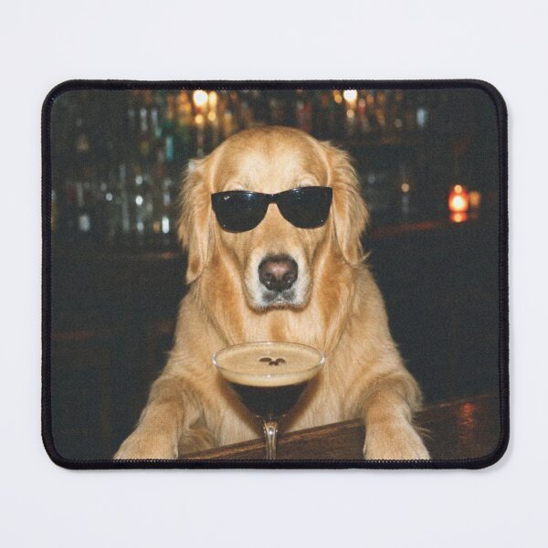 Item preview, Golden Retriever Bar Shirt, Cool Dog Espresso Martini designed and sold by OMITTEROMINOUS.